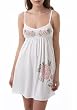 OnGossamer Deco Rose Cotton Knit Chemise Sleepwear