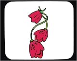 Mouse Pad with United States, flowers, south, red, beautiful, flora