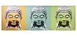 Three Face Buddha Wall Canvas