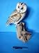 STATUETTE BOIS CHOUETTE HULOTTE 35 CM
