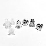 Pewterhooter Set of 9 Comfortable Earring Backs