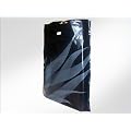 100 DKT Kunststoff Tragetaschen Tragetasche "Black Leaves" Griffloch