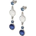 LogoArt Chicago Bears Crystal 7MM CHARM Earring