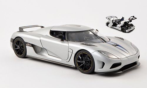 Koenigsegg Agera, silver/grey, 2011, Model Car, Ready-made, AutoArt 1:18 by Koenigsegg
