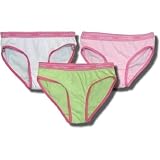 Calvin Klein Girl's White Pink and Green 3 Piece Panty Set