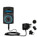 International Wall / AC Charger for the Sandisk Sansa Clip - Gomadic Brand w/ TipExchange Technology
