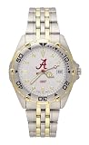 Alabama Crimson Tide Script -A- Logo Men's All Star Watch Stainless Steel Bracelet