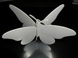 4137yL5qWAL. SL160  PLAIN DIE CUT BUTTERFLY BUTTERFLIES WITH 6 WINGSPAN 19 SETS EACH SET CONSISTS OF TWO FLAT BUTTERFLIES THEY FIT INTO ONE ANOTHER TO MAKE A 3D BUTTERFLY STRING IS ATTACHED FOR HANGING MADE OF A CARDBOARD FOR STRENGTH  EXCELLENT KIDS PROJECT ESPECIALLY SCHOOLS