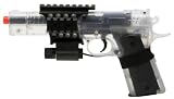 Colt 1911 Tactical Spring Airsoft Pistol w/ Laser - Clear