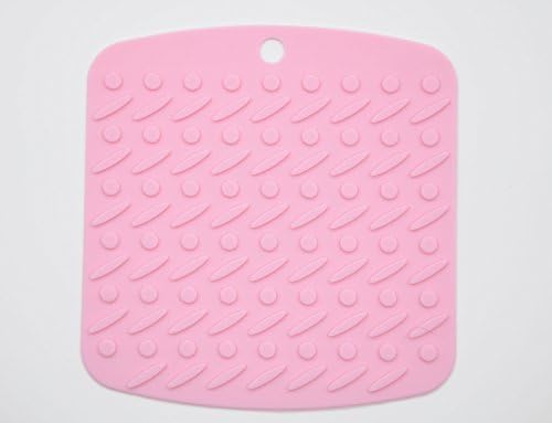 Gacube 5 Pcs Pink Silicone Pot Holder, Trivet Mat,non-slip Hot Pads,spoon Rest And Garlic Peeler, Flexible, Durable, Dishwasher Safe, Heat Resistant Hot Pads And Coasters Cup Insulation Mat