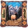 Elk Lodge Woven Pillow