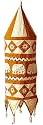 Lampshades Multicolored Applique Embroidered Fabric Indian-Style (clamp073)