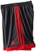 adidas Performance Tastigo 15 Shorts, Small, Dark Grey/Light Scarlet
