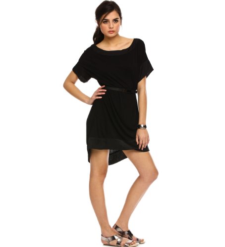 Armani Exchange Slouchy Belted Dress