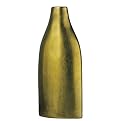 Flaxen Bottle Vase - Green