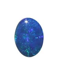 O&G Australia Natural Opal Doublet Gemstone, 6x8mm (0.82cttw)