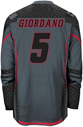 Men's Mark Giordano #5 Calgary Flames Cross Check Premier Fashion Jersey - Storm (XL)