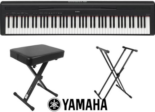 Yamaha P95B 88 Key Portable Piano Bundle