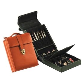 Royce Leather Ladies' Pocketbook Jewelry Case