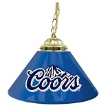 Trademark Coors Banquet 14 Inch Single Shade Bar Lamp, Blue