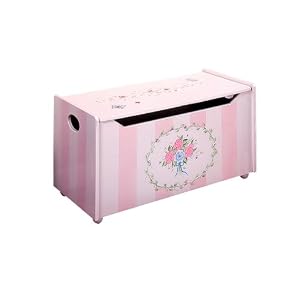 Teamson New Girl's Toy Chest - Bouquet Themed