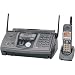 PC Hardware : Panasonic KX-FG6550 2-Line, Plain Paper Fax/Copier with Expandable 5.8 GHz FHSS GigaRange® Cordless Phone System with Digital Answering System