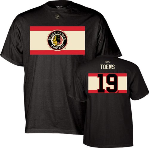 Chicago Blackhawks Jonathan Toews Alternate Throwback T Shirt (XXL)