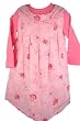 Laura Ashley Baby Girls Flowered Coral Jumper Dress-24 Months