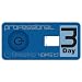 Timestrip 800-102 3 Day Professional Fridge Food Time Indicator, Blister on Top