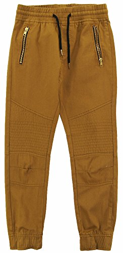 Smith's American Big Boys' Moto Twill Adjustable Jogger Pants