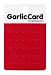 Kitchen & Housewares : Garlic Card - Purees Garlic Quickly & Easily - Red