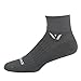 Swiftwick - Aspire TWO, Micro-Crew Compression Socks for Endurance Sports (Large, Gray)
