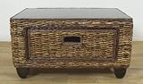 Small Coffee Table Designer Conservatory furniture Kingston Rattan (Banana leaf)