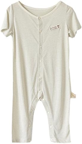 G100 Unisex-baby Summer Short Sleeve Footie Footed Overall