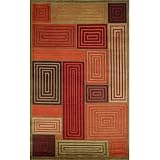 Trans-Ocean Import Co. Bhutan 7 x 10 Boxes Fire Area Rug