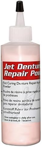 Lang Dental Jet Denture Repair Powder - Pink - 4 oz. by Lang Dental