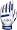 Easton Typhoon Batting Glove White/Royal - Small