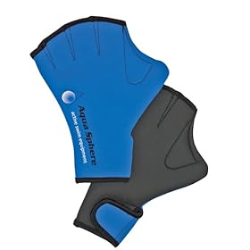 Aqua Sphere Webbed Swim Gloves by