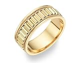 14K Gold Design Wedding Band