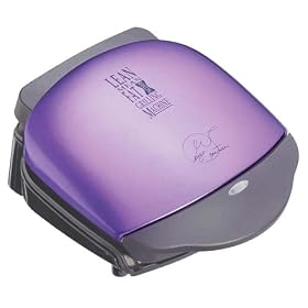 George Foreman 11320 metallics violet baby grill