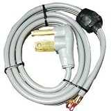 PETRA 90-1020QC 3-Wire Quick-Connect Dryer Cord, Closed End
