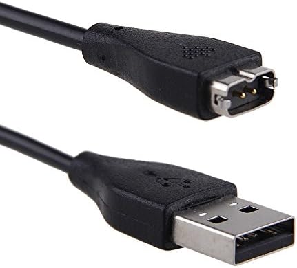BEEK&amp; 2 Packs Black Fitbit Replacement USB Charger Cable for Fitbit HR Band Wireless Activity Bracelet