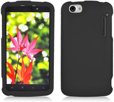 Alcatel One Touch 960c [Cricket] Rubberized Hard Shell Case (Black)
