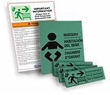Foundations First Responder Infant Evacuation Signage Kit FR-SK-GB