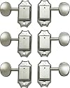 Kluson 3x3 Nickel Tuning Machines for Electric or Acoustic Guitar
