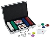 Cardinal Industries Poker Set In Aluminum Case