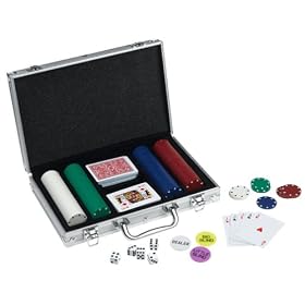 Cardinal Industries Poker Set In Aluminum Case