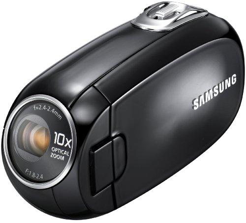 Samsung SMX-C20 Camcorder (10-fach optischer Zoom, 6,85 cm (2,7 Zoll) LCD-Display) schwarz