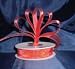 Sheer Organza Ribbon Mono Edge - 5/8" - 25 Yards (75 FT) - Red