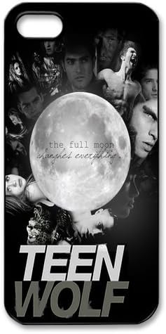 CTSLR TV Show "Teen Wolf" Hard Case Cover Skin for Apple iPhone 5/5s- 1 Pack - Black/White